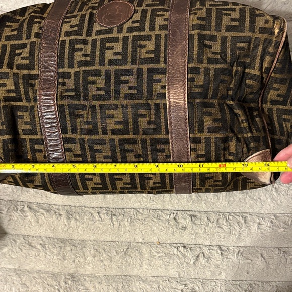 Fendi Monogram Black and Brown Duffel Bag - Picture 7 of 16